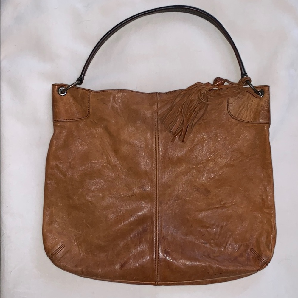 Banana Republic brown leather bag